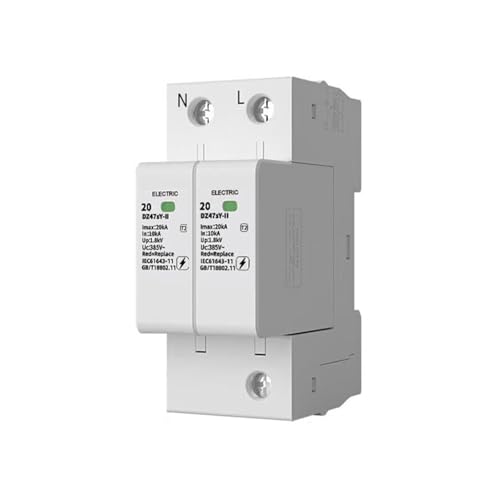 Parasurtenseur DZ47sY-II 20 kA limiteur de surtension 2 pôles 385V