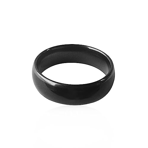 Waterproof Ceramic NFC Ring, NFC 216 888 Bytes Chip Universal for Mobile Phone, All-Round Sensing Technology Wearable Smart Ring, Fasion Ring(NFC 216 ring-21mm) - Image 5