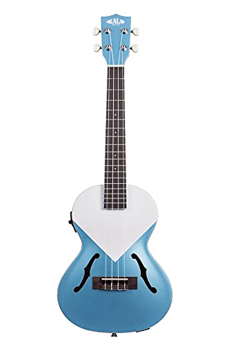 Kala KA-JTE-LSBL-CASE – Ukulélé Ténor éléctroacoustique + étui - Les Beatles, Paul McCartney, John Lennon, RIngo Starr, George Harrison Kala KA-JTE-LSBL-CASE - Ukulélé Ténor éléctroacoustique + étui
