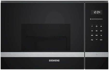 Siemens Built In Microwave, 60 cm, 25 Liters Microwave, CookControl8, German Engineering Microwave Oven, BE555LMS0M