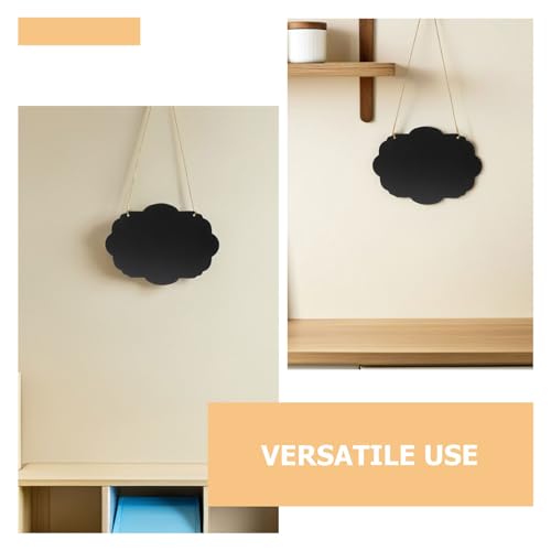 Tableau Noir Mural en Bois Lot de 5 Ardoises Double Face - 3