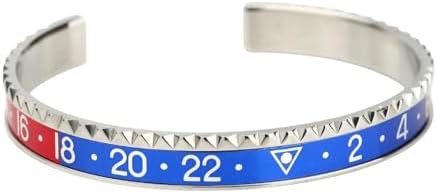 OERJMATTERA New 2026 Unisex Fashion Trend Multicolor Dial Stainless Steel Speedometer Bracelet Unisex Cuff Bezel Luxury Jewelry Gift With For You Accessories Trendy Creative For Women And Men