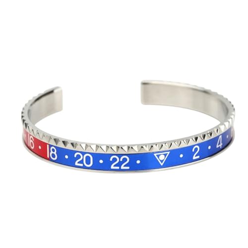 OERJMATTERA New 2026 Unisex Fashion Trend Multicolor Dial Stainless Steel Speedometer Bracelet Unisex Cuff Bezel Luxury Jewelry Gift With For You Accessories Trendy Creative For Women And Men