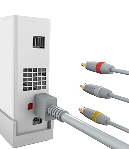 Snllmzi Av Cable For Wii Wii U,6Ft 1.8M Composite Retro 3 Rca Gold-Plated Cable For Nintendo Wii And Wii U #TOP3