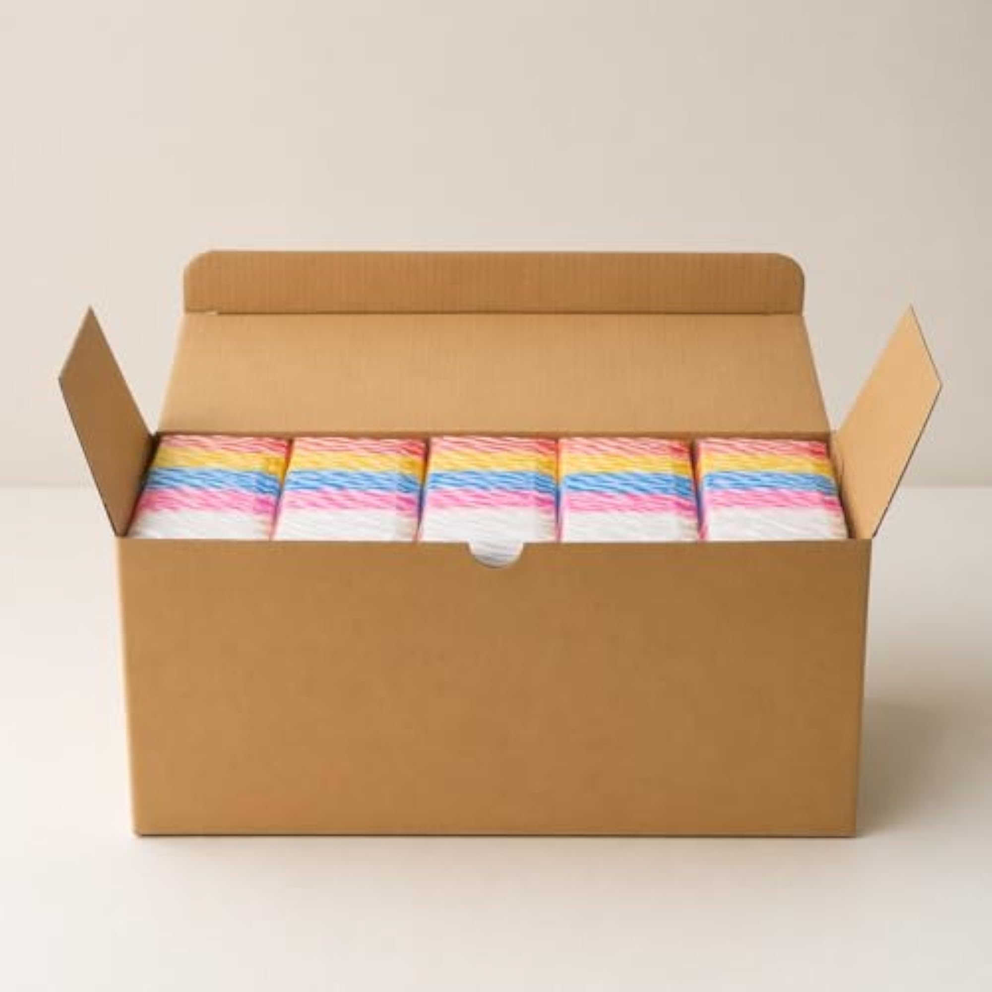 50 Pack Bulk Spiral Birthday Candles for Cake