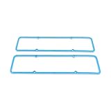 Reusable Engine Valve Cover Gasket Set for 283-327-350-383-400 SBC Engines, Rubber Silicone Engine Valve Cover Gasket, SBC Valve Cover Gaskets Compatible with SBC 283 327 350 383 400