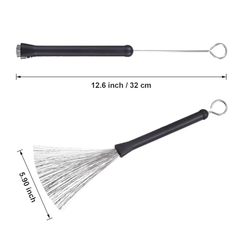 Brosses de batterie en nylon de haute précision pour percussion - 5