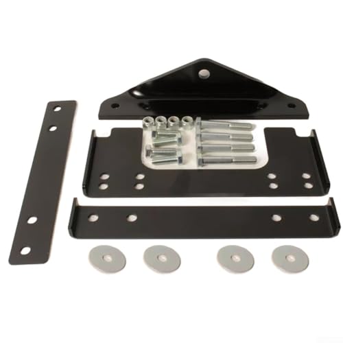 Kit attelage tondeuse zero turn pour fixer une remorque sans percer le chassis