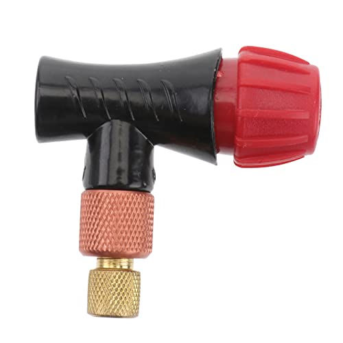 Abaodam 1 Pieza Cabezal Inflador Portátil para Bicicletas con Adaptador de Botella Inflable de Diseño de Resistente y Compatible para Montañeras Colores Aleatorios