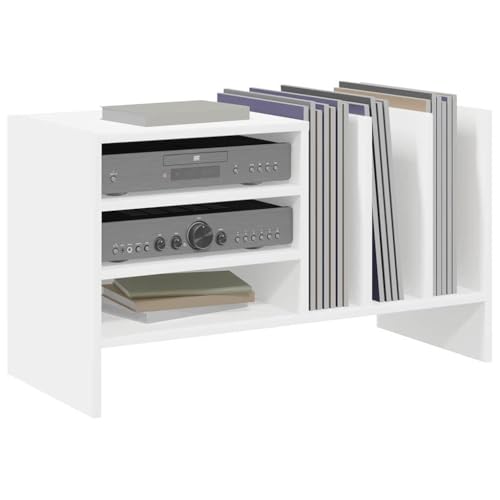 Meuble de Rangement LP Blanc pour Protéger vos Disques de la Poussière - 4