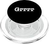 Photo Gallery grrr una maglietta che dice grrr per un sleepyhead uomini e donne popsockets popgrip per magsafe Photo Gallery grrr una maglietta che dice grrr per un sleepyhead uomini e donne popsockets popgrip per magsafe
