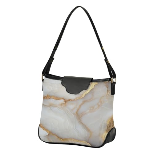 Grand sac cabas femme marbre blanc pour organiser le travail et les déplacements