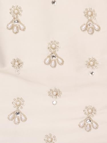 Adrianna Papell Women's Bead Taffeta Shift Dress3