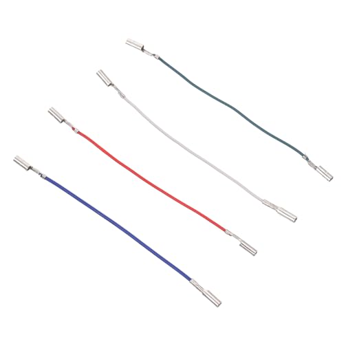 Sewroro 4 Piezas Cables Fonógrafo de Accesorios para Tocadiscos con Fáciles de Instalar y Duraderos para Equipos de Audio