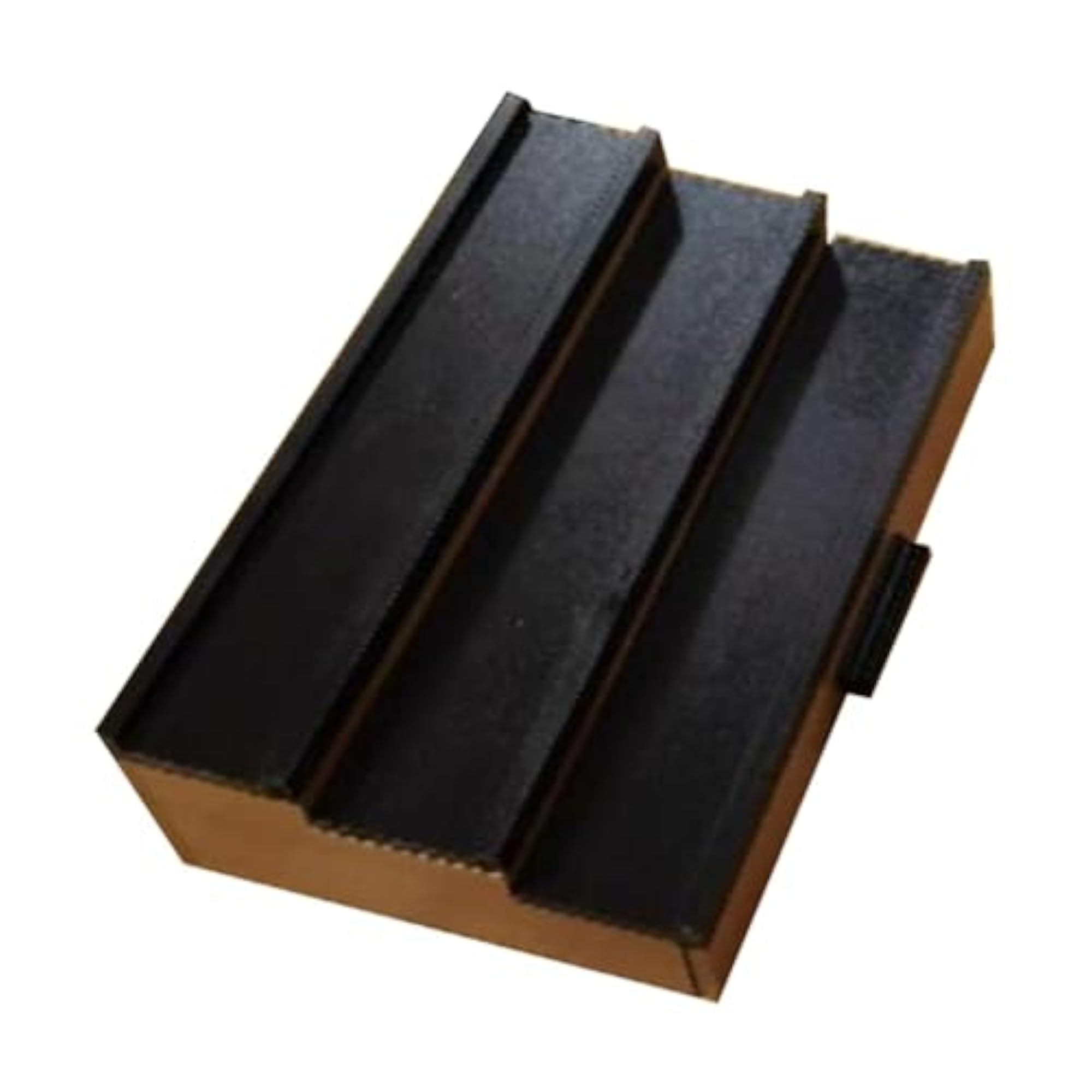 Versatile Cosmetic Display Rack Organizer in Black