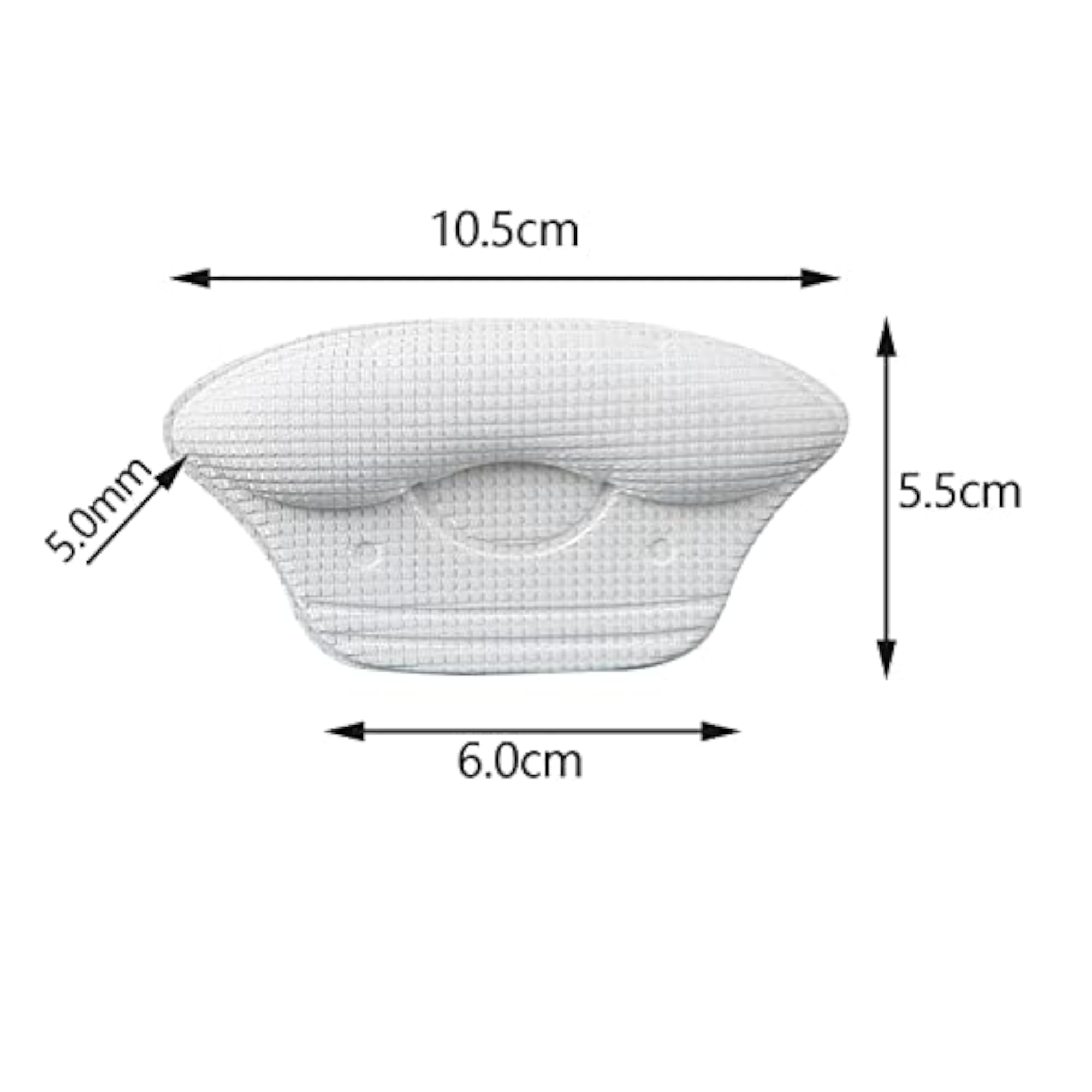 3xHeel Pads for Big Shoes, Anti Slip Soft Sponge Liners