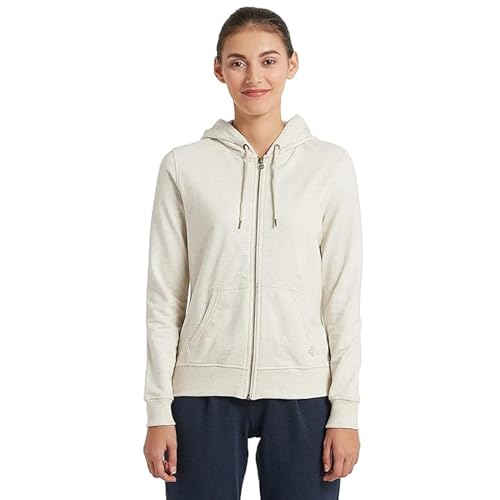 Image of Clotth Theory Women's Cotton Fleece Hooded Neck Sweatshirt | Hoodie Jacket with Kangaroo Pocket
