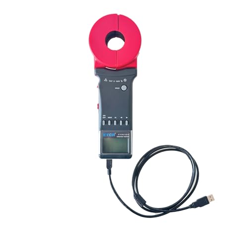 ETCR ETCR2100+ Ground Resistance Meter Earth Resistance Tester Clamp Earth Resistance Measurement 0.010Ω~1200Ω Double Insulation with USB Interface for Data Upload Function
