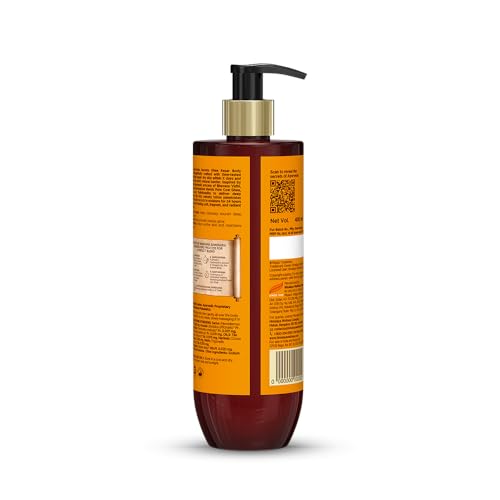 Image of Ghee Kesar Moisturizing Body Lotion for Dry Skin | Himalaya Ayurveda Secrets | With pure cow ghee, kumkuma (saffron) | Paraben & Sulphate Free moisturizing lotion, Ayurvedic | 400ml