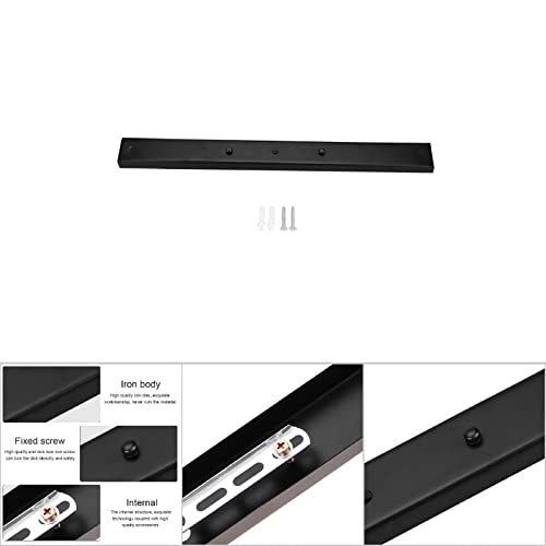 Rectangle Ceiling Lighting Canopy Kit, Pendant Light Plate Cover Light Cover Ceiling Mount Plate Holder with Mounting Hardware for Chandelier or Pendant Light (Black) - Thumbnail 3