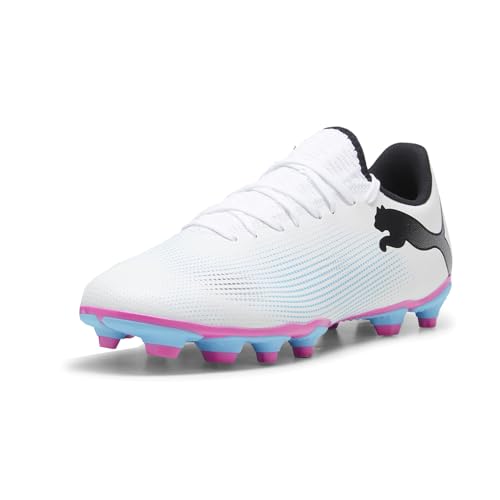 PUMA PUMA Future 7 Play Firm Ground/Artificial Ground Puma White/Puma Black/Poison Pink 9.5 D (M)