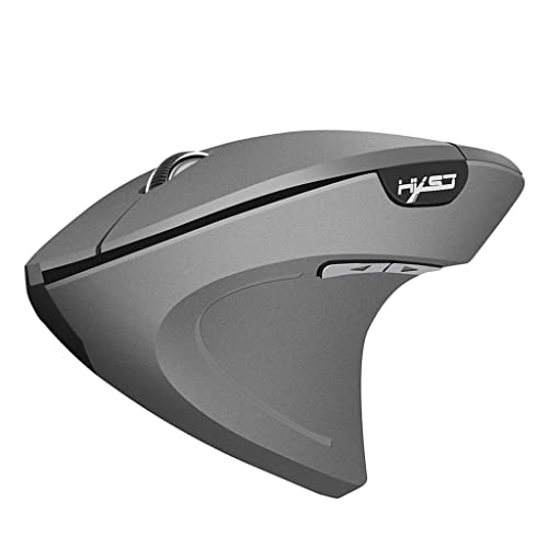 Mouse sem fio Almencla 2,4 GHz óptico vertical para jogo/escritório mouse com 3 DPIs ajustáveis: 800