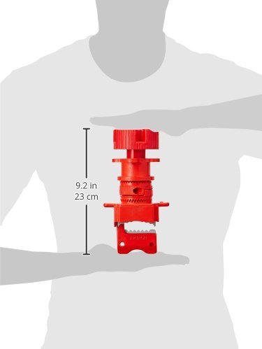 Image of Universal Valve Lockout Device AK-ULD-21 Spring and PU, Red (Pack of 1)