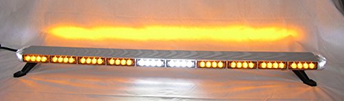 50" Amber Led Light Bar Flashing Warning Tow/Plow Truck Wrecker Emergency Light Take Down & Alley & Brake/Turn Signal Lights W/Led Driver - Usa Warranty W/Lifetime Service #TOP1
