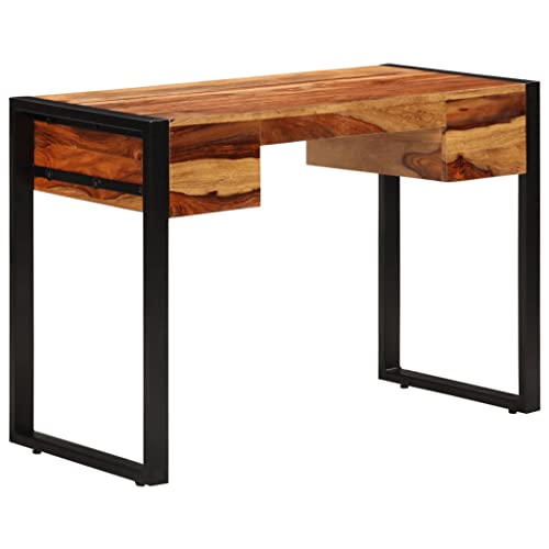 Petit bureau d'ordinateur 110x50 cm pour salon et chambre chic - 6