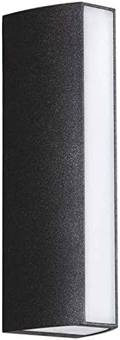 Applique extérieure étanche lanterne carrée aluminium luminaire jardin finition noire