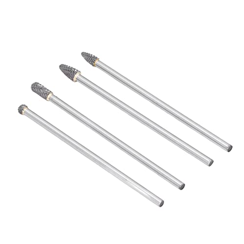 Cabezal de molienda extendido de acero tungsteno miniatura 3