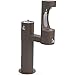 Bi-Level Pedestal Ftn W/Lower Bf, Ada, BRN