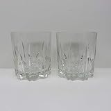 Crown Royal Tumbler/Bar Glasses Star Bottom (SET OF 2 - 10 oz.)