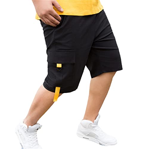Short cargo en coton AXEBHPED homme, modèle classique 16B grande taille 4XL