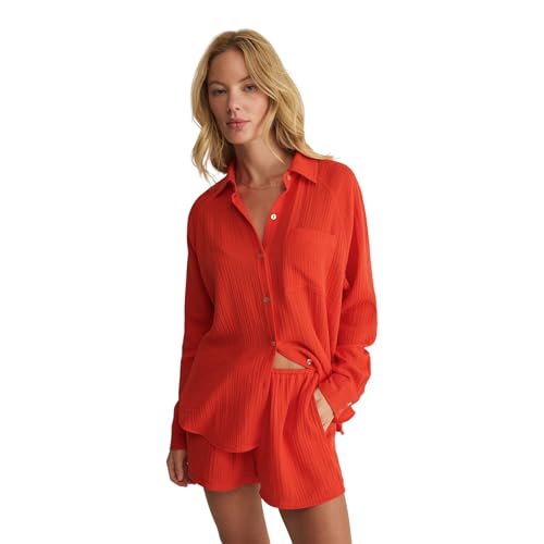 Z SUPPLY Women's The Perfect Airy Top Lychee Xs at Amazon Women's