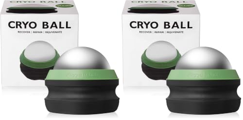 Image of Phyya Rehab - Massage Ice Roller Ball - Roller for Muscles Deep Tissue - Cold Therapy - Plantar Fasciitis Roller (Pack of 2)