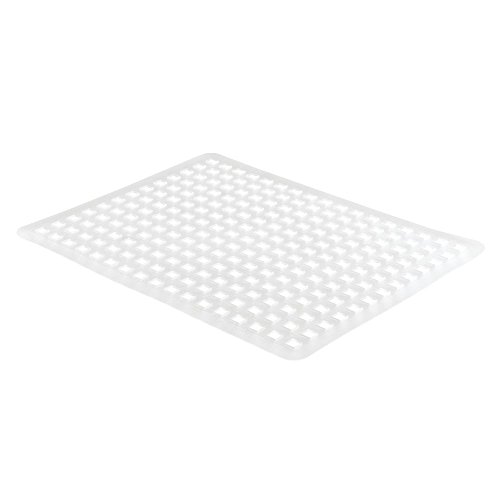 InterDesign 12.5 in. W x 16 in. L Clear Sink Mat