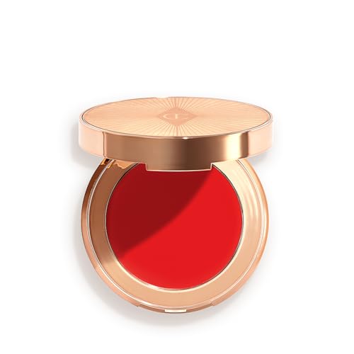 Charlotte Tilbury Beautiful Skin Blush for Cheeks & Lips - Multi-Use Cream Makeup for a Dewy, Sun-Kissed Glow - Infused with Moisturizing Vitamin E - Pinched Cheek Glow