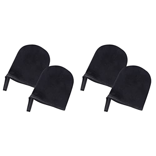 FOMIYES 2sets Self Tanning Mitts Applicator Mini Gloves for Cream Lotion Tanning Mitt Flocking Material 2pcs*2