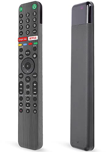 EHOP Rmf-Tx500U Compatable Remote Control for Sony Bravia Led OLED LCD 4K Uhd HDTV HDR Android Smart Tv Tv,with Google Play,Netflix Button (No Voice Command Universal Remote) Black