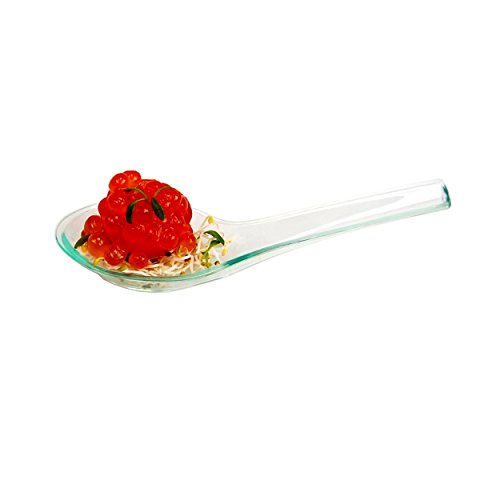 VASOMADRID, S.L. MB10 Cuchara China 12,4x40 cm. Pack 50 uds. Degustaciones de Aperitivos en Catering y hostelería
