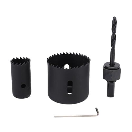 Scie cloche à serrure sphérique jaune pour percer et installer une serrure de porte 1-3/8 à 1-3/4"