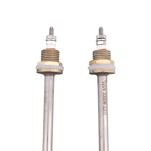 AIICIOO U Typ Heizelement Edelstahl rohrförmige Messing Flansch AC 220V 1000W Elektrische Wärme Rohr Kessel Heizung