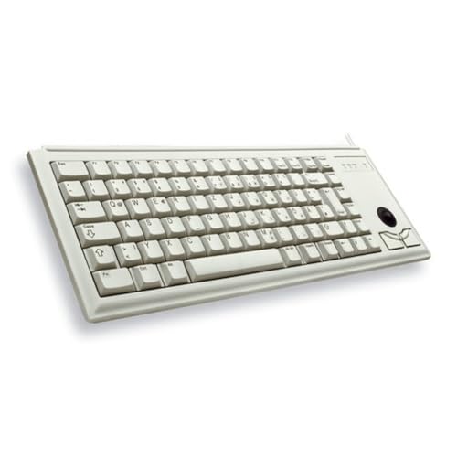 G84-4400, Tastiera Compatta con Trackball, Layout per il Regno Unito (QWERTY), Cablate (Connessione USB), 2 Tasti Mouse, Switch Meccanici ML, Grigio - Tastiera gaming - Immagine 5