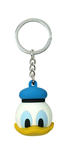Disney 85784 Donald Duck Deluxe Icon Ball Key Ring, Multicolor