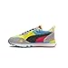 PUMA Kids Boys Rider Fv Lace Up Sneakers Shoes Casual - Grey, Multi - Size 5.5 M