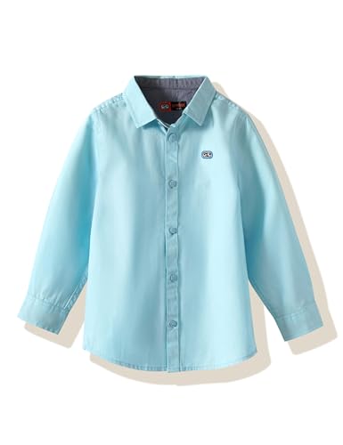 Image of Amazon Brand - Symbol Boys 100% Cotton Casual Shirt | Full Sleeves | Regular Fit | Age 2-14 Years