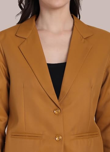 Image of ROCKSY Smart Casual & Formal Blazer for Women, Regular Fit Stylish Blazer for Women
