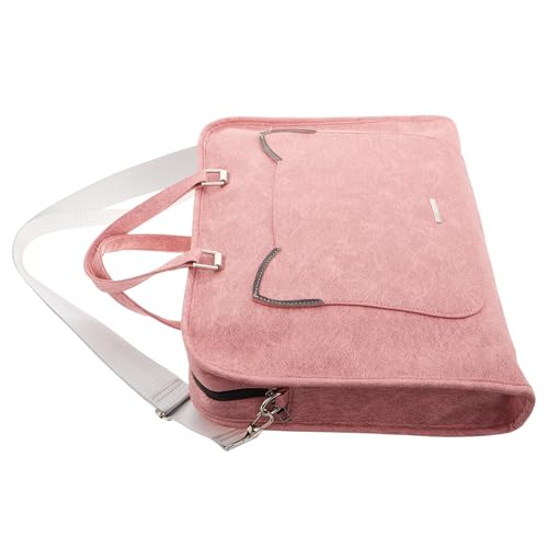 Bolso tote para laptop de mujer OSALADI 16 pulgadas rosa
