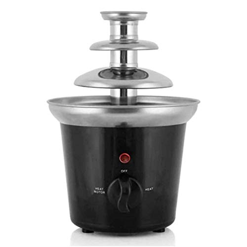 Fontaine à Chocolat, Machine à Fondre Le Fromage, Fontaine à Fondue au Chocolat en Acier Inoxydable à 3 Niveaux pour fête, Restaurant, Mariage